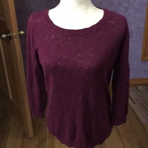 Wine colored sweater